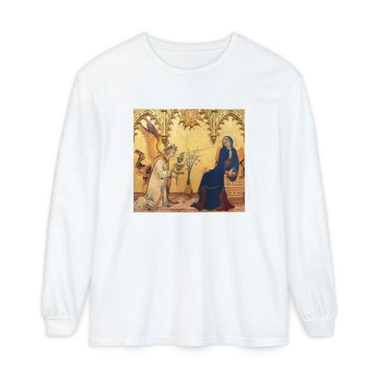 Annunciation by Simone Martini and Lippo Memmi (Long Sleeve)