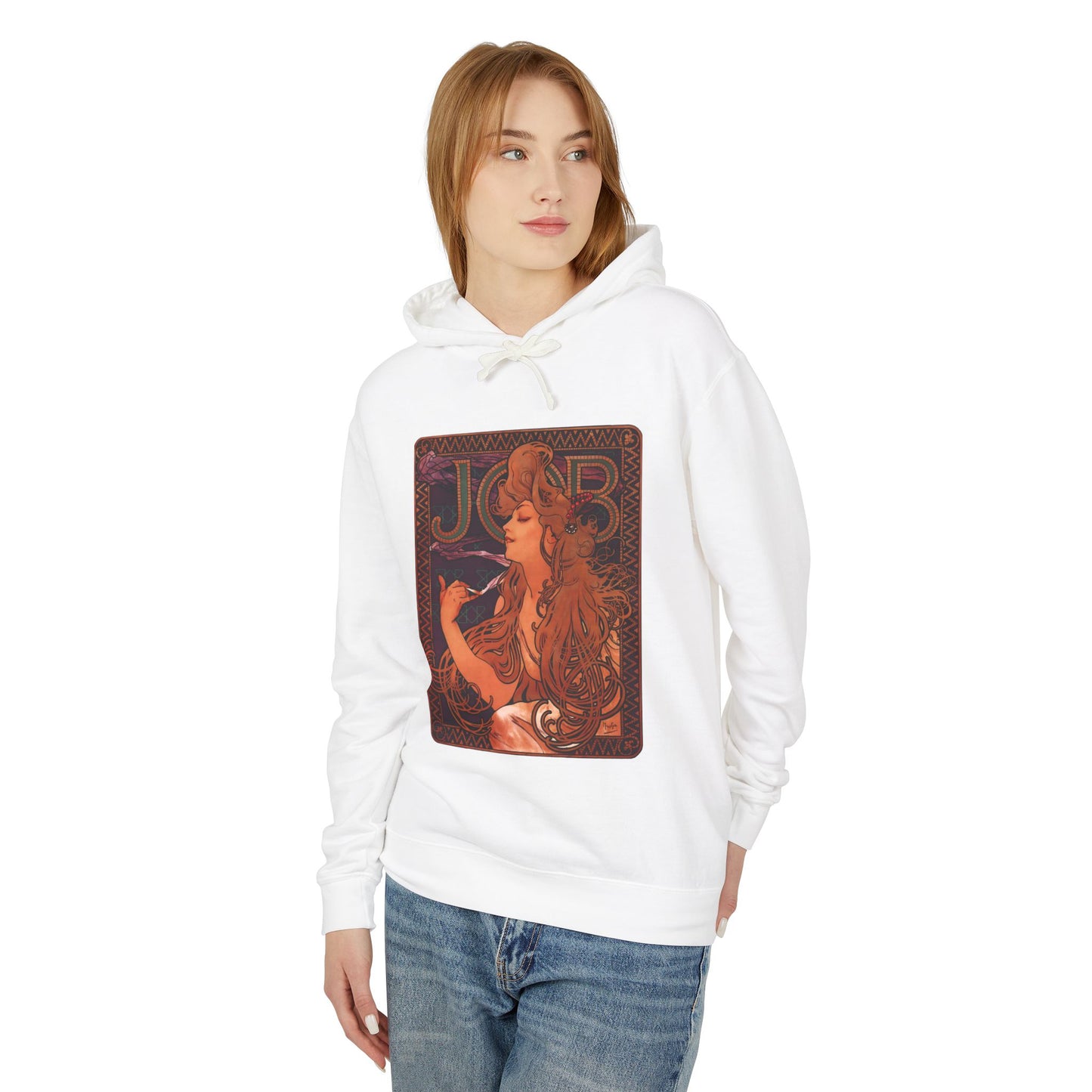 Job by Alphonse Mucha (Hoodie)
