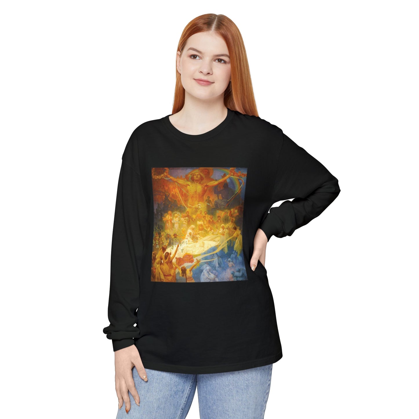The Slav Epic: Apotheosis by Alphonse Mucha (Long Sleeve)