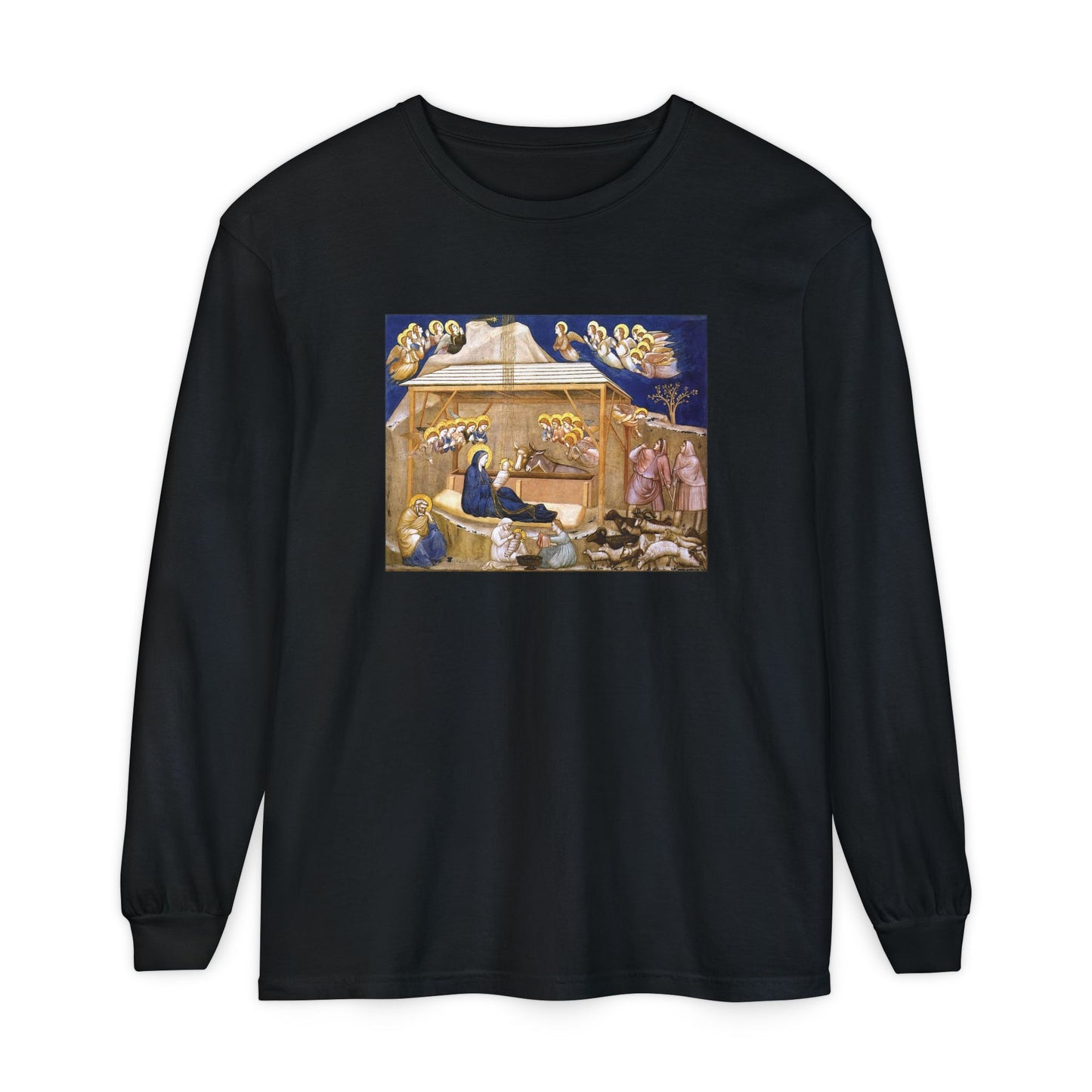 Nativity by Giotto di Bondone (Long Sleeve)