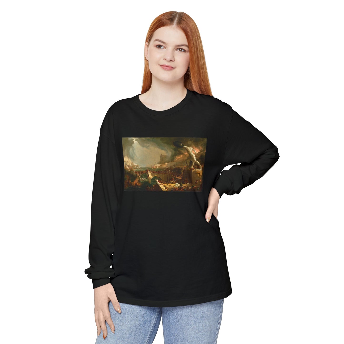 The Course of Empire: Destruction by Thomas Cole (Long Sleeve)