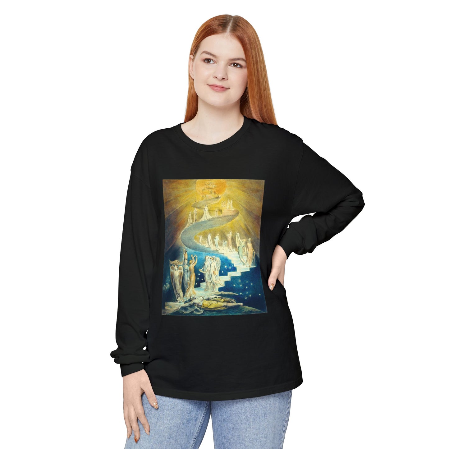 Jacob’s Ladder by William Blake (Long Sleeve)