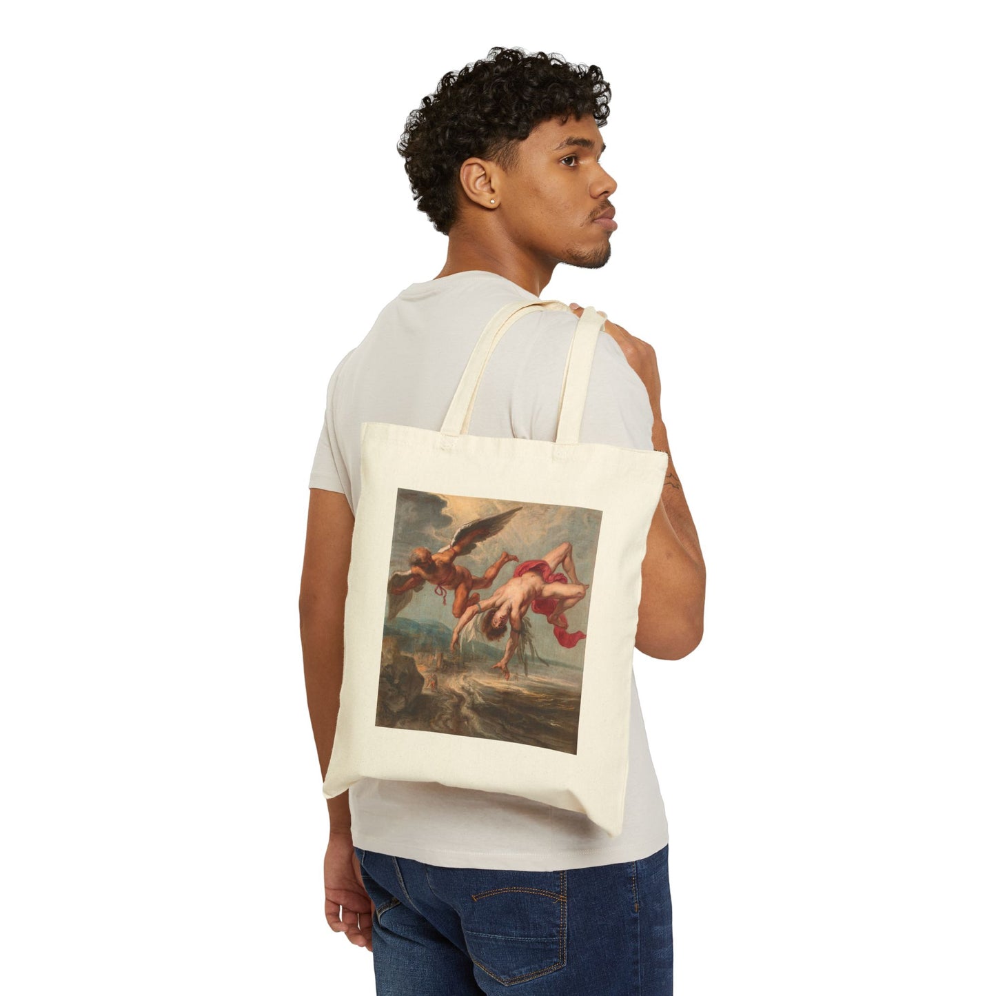 The Fall of Icarus by Jacob Peter Gowy (Tote)