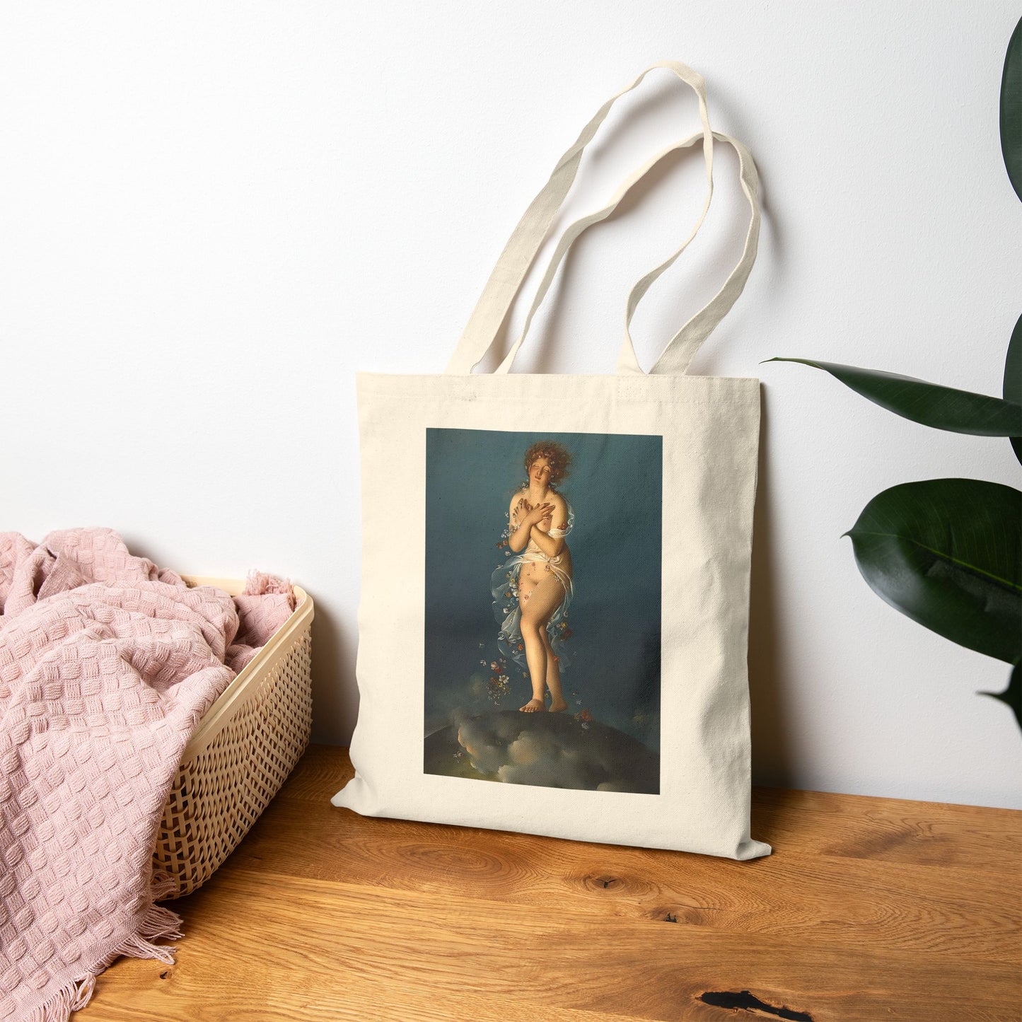 Flora Caressed by Zephyr by François Gérard (Tote)