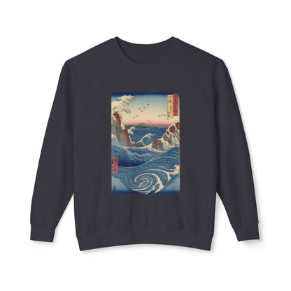 Naruto Whirlpool at Awa by Utagawa Hiroshige (Sweatshirt)