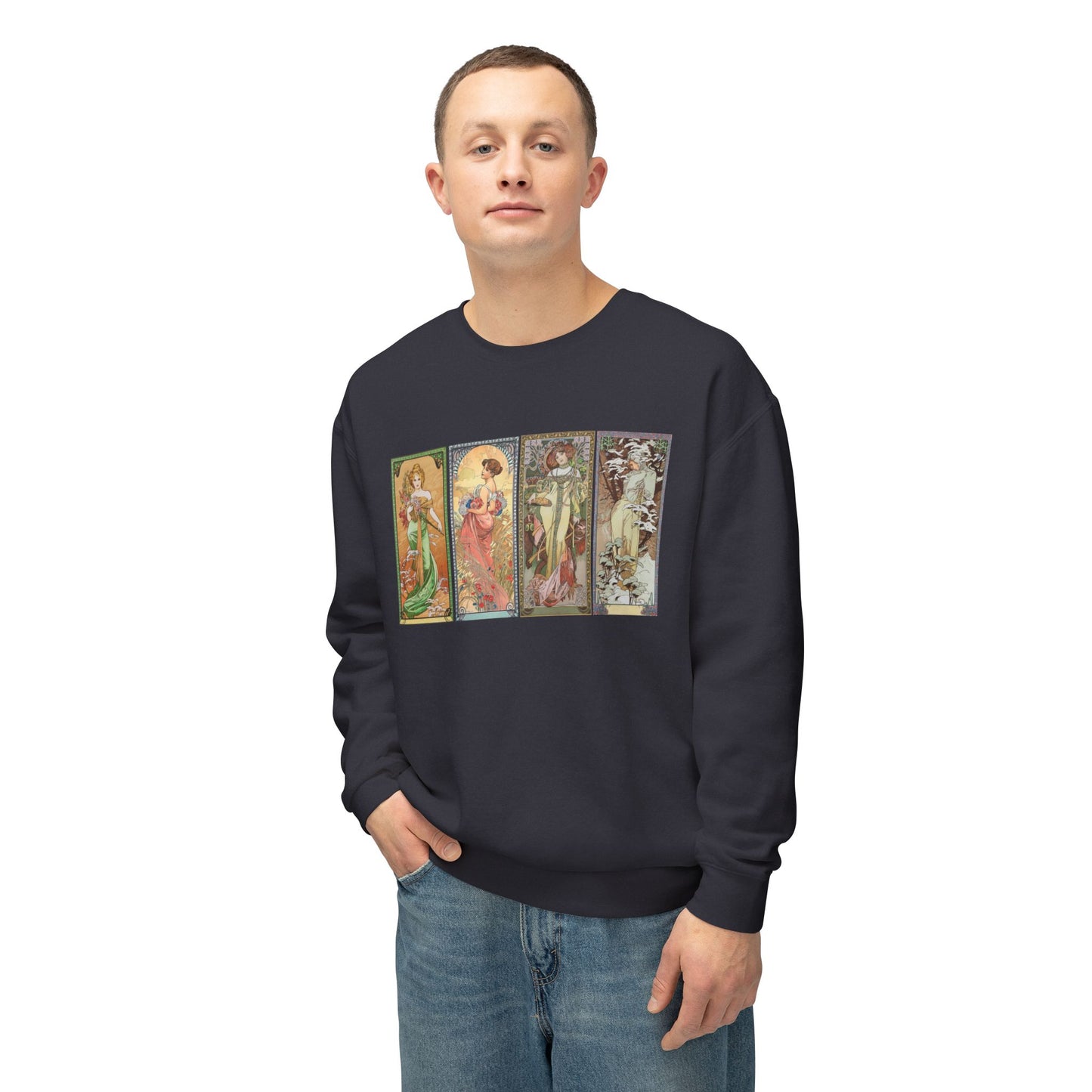 The Seasons by Alphonse Mucha (Sweatshirt)