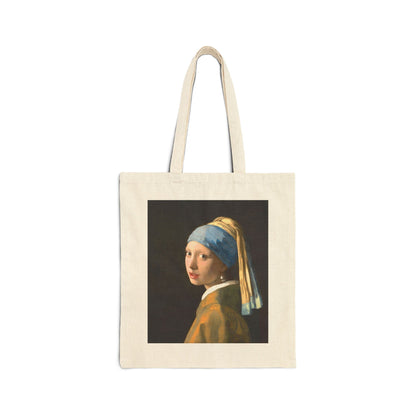 Girl with a Pearl Earring by Johannes Vermeer (Tote)