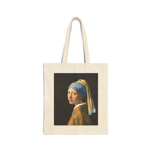 Girl with a Pearl Earring by Johannes Vermeer (Tote)