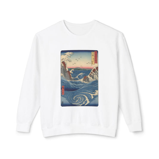 Naruto Whirlpool at Awa by Utagawa Hiroshige (Sweatshirt)