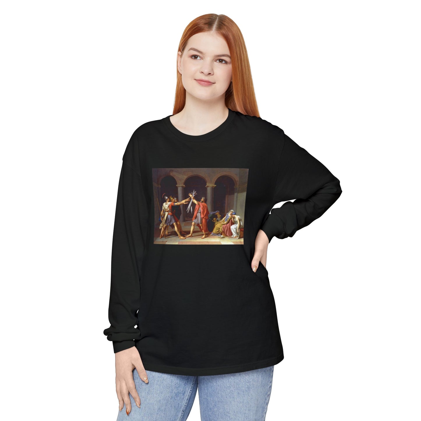 Oath of the Horatii by Jacques-Louis David (Long Sleeve)