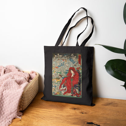 Hell Courtesan by Kawanabe Kyosai (Tote)