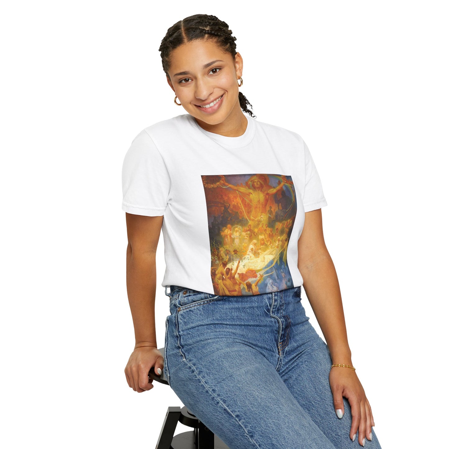 The Slav Epic: Apotheosis by Alphonse Mucha (T-Shirt)