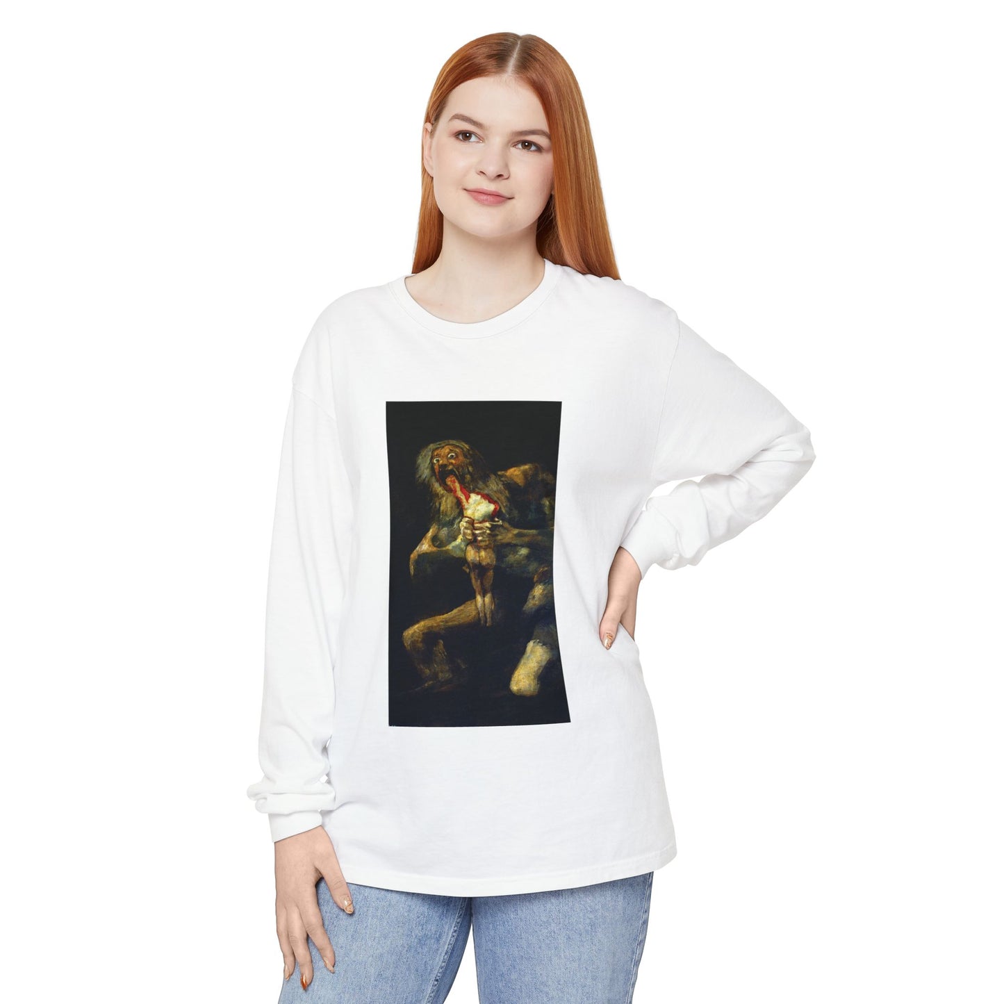 Saturn Devouring His Son by Francisco Goya (Long Sleeve)