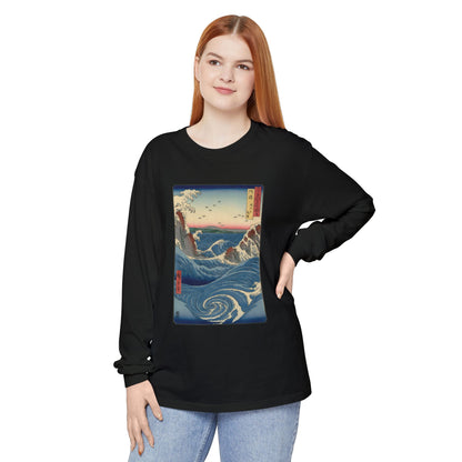 Naruto Whirlpool at Awa by Utagawa Hiroshige (Long Sleeve)