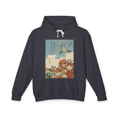 Cuckoo and Azaleas by Katsushika Hokusai (Hoodie)