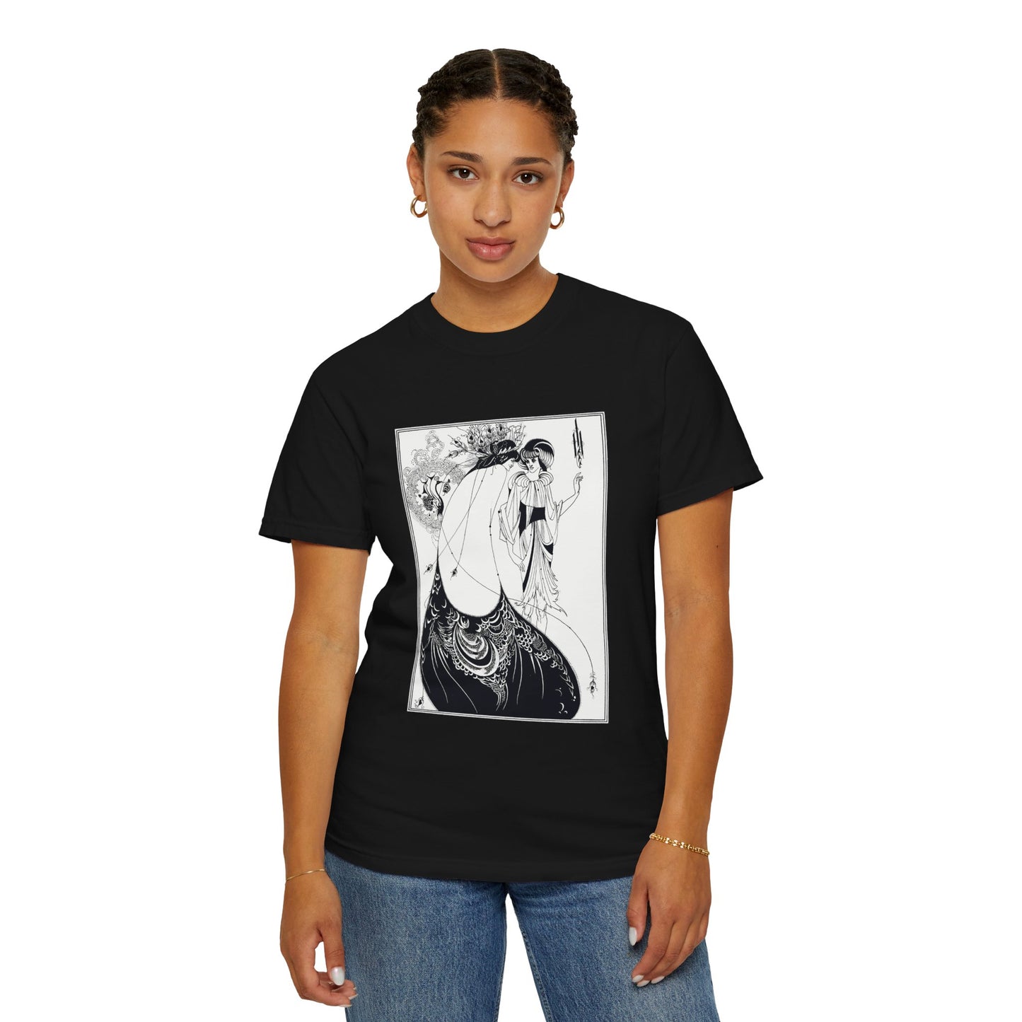 The Peacock Skirt by Aubrey Beardsley (T-Shirt)