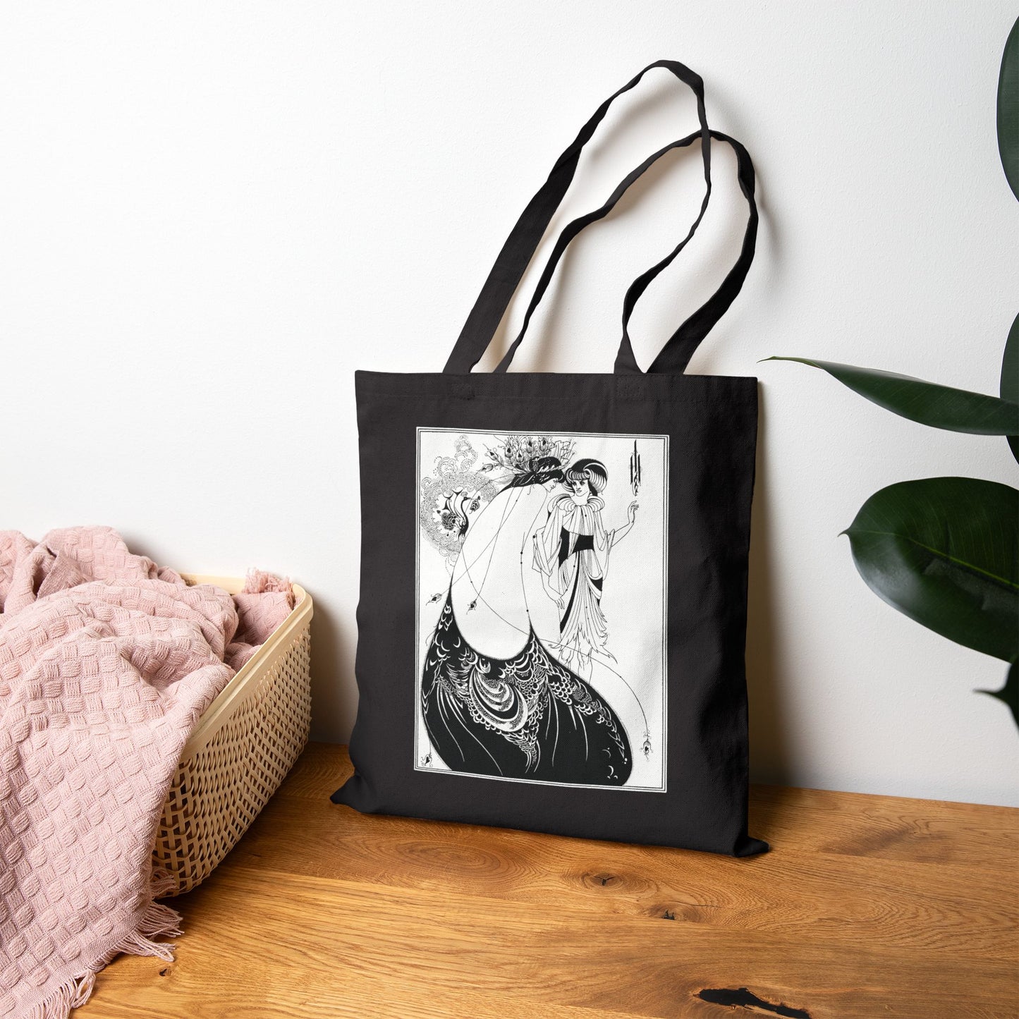 The Peacock Skirt by Aubrey Beardsley (Tote)