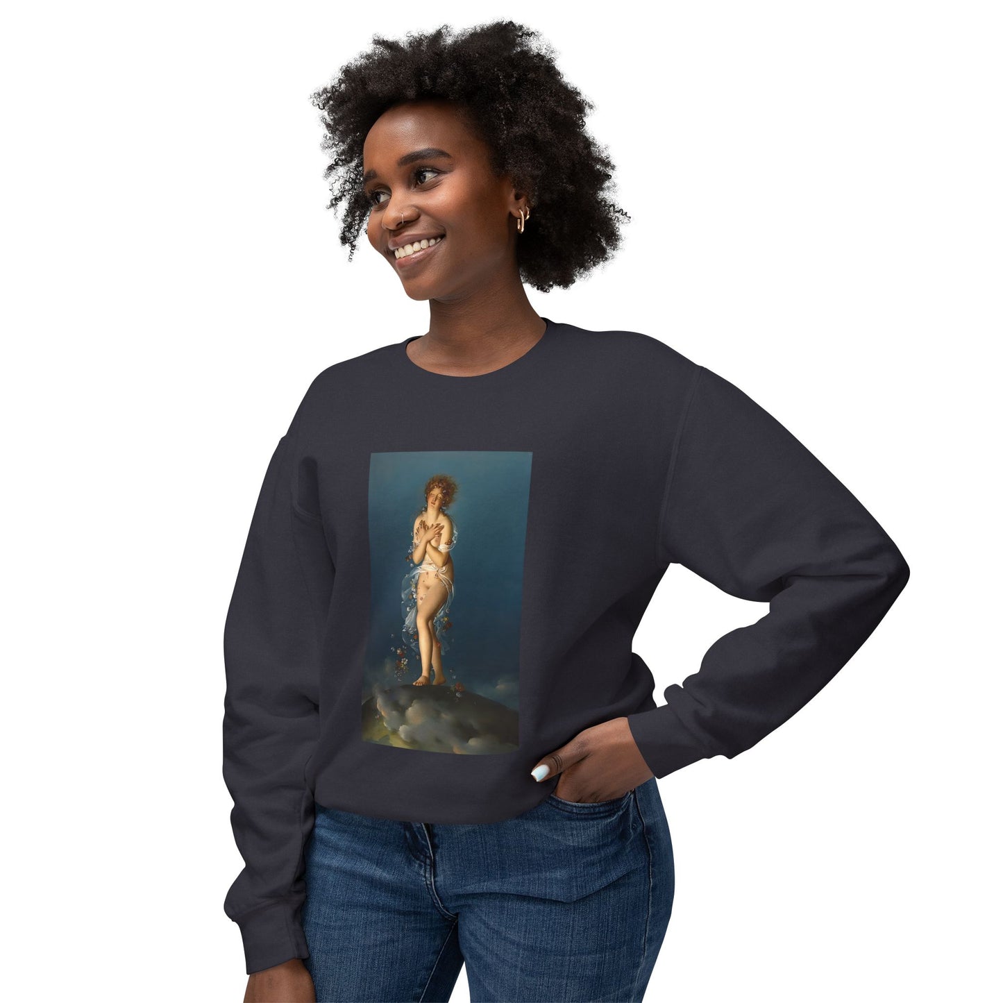 Flora Caressed by Zephyr by François Gérard (Sweatshirt)