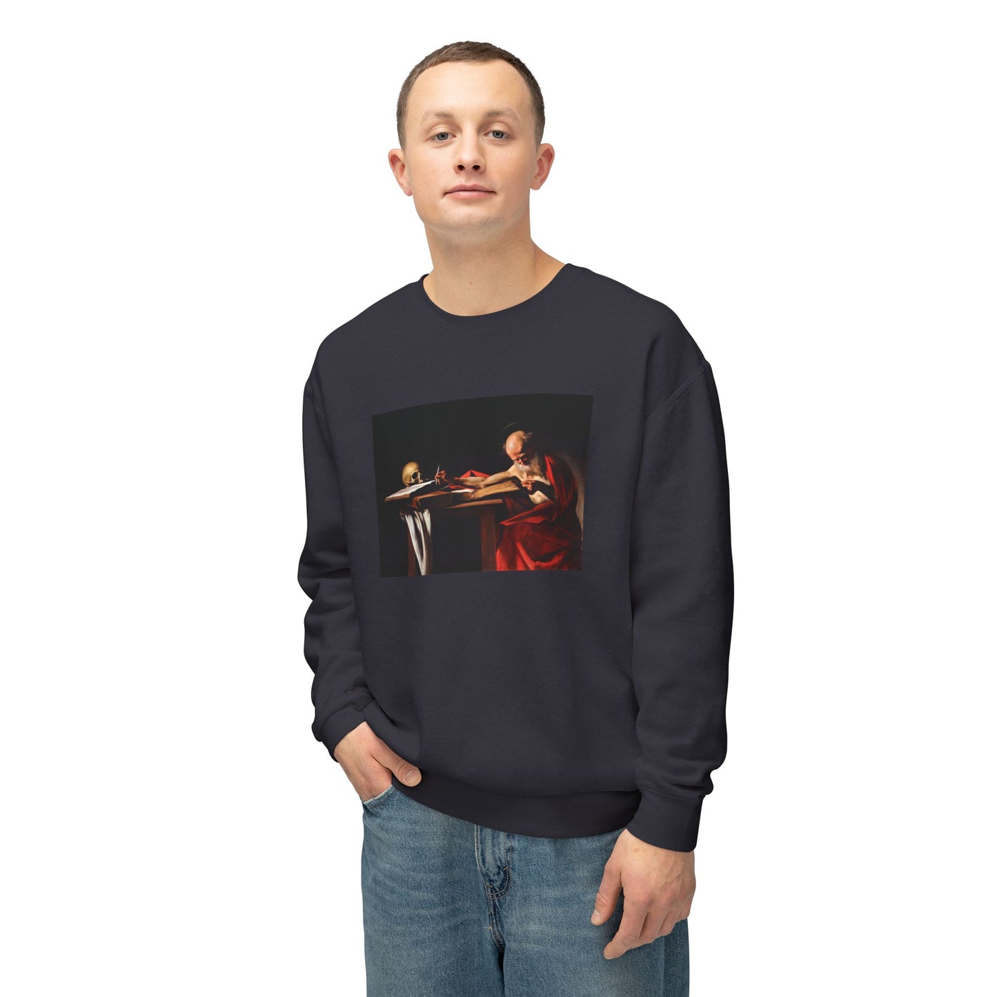 Saint Jerome Writing by Caravaggio (Sweatshirt)
