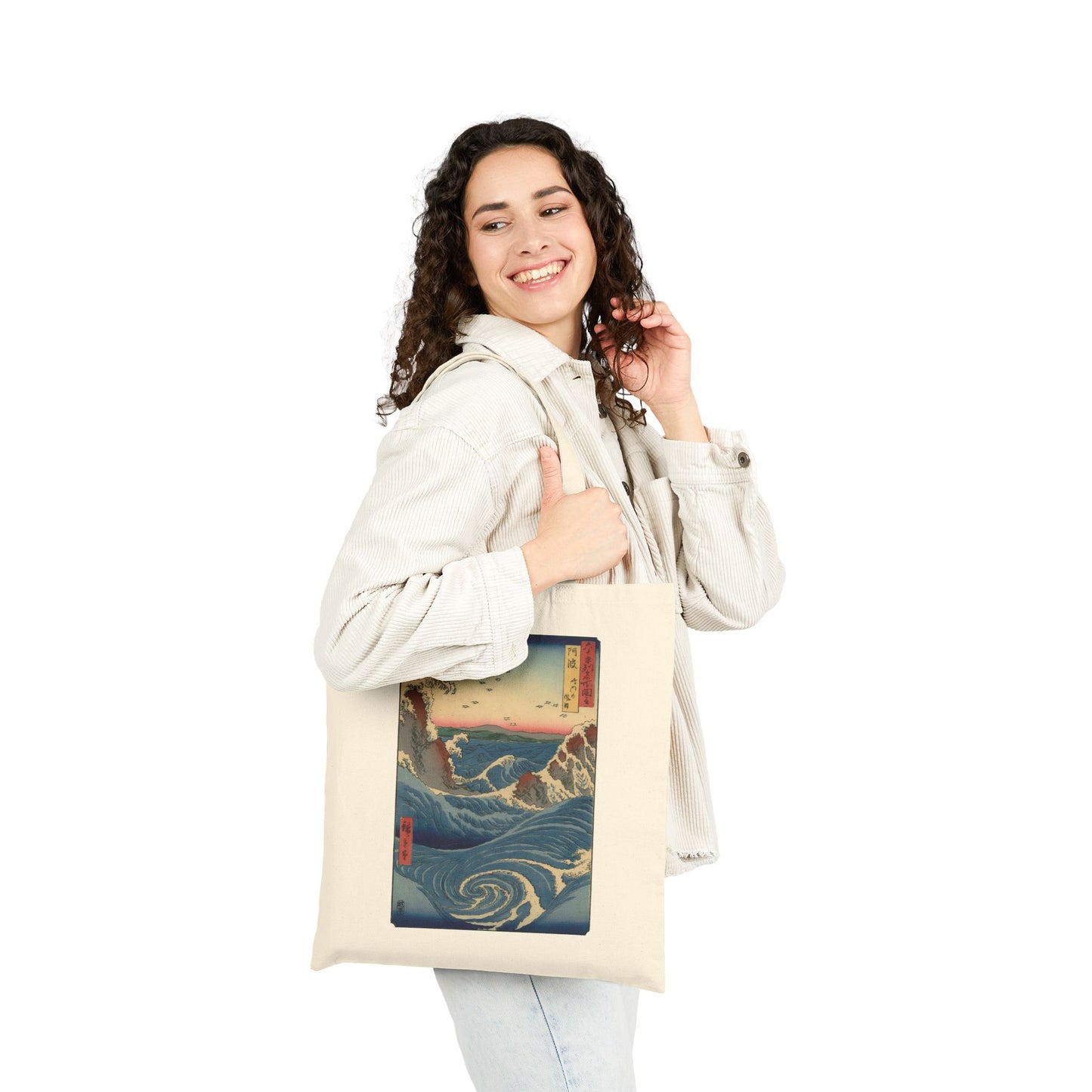 Naruto Whirlpool at Awa by Utagawa Hiroshige (Tote)