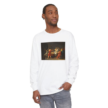 The Death of Socrates by Jacques-Louis David (Long Sleeve)