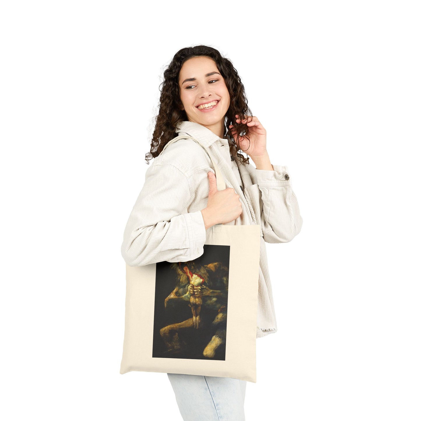 Saturn Devouring His Son by Francisco Goya (Tote)