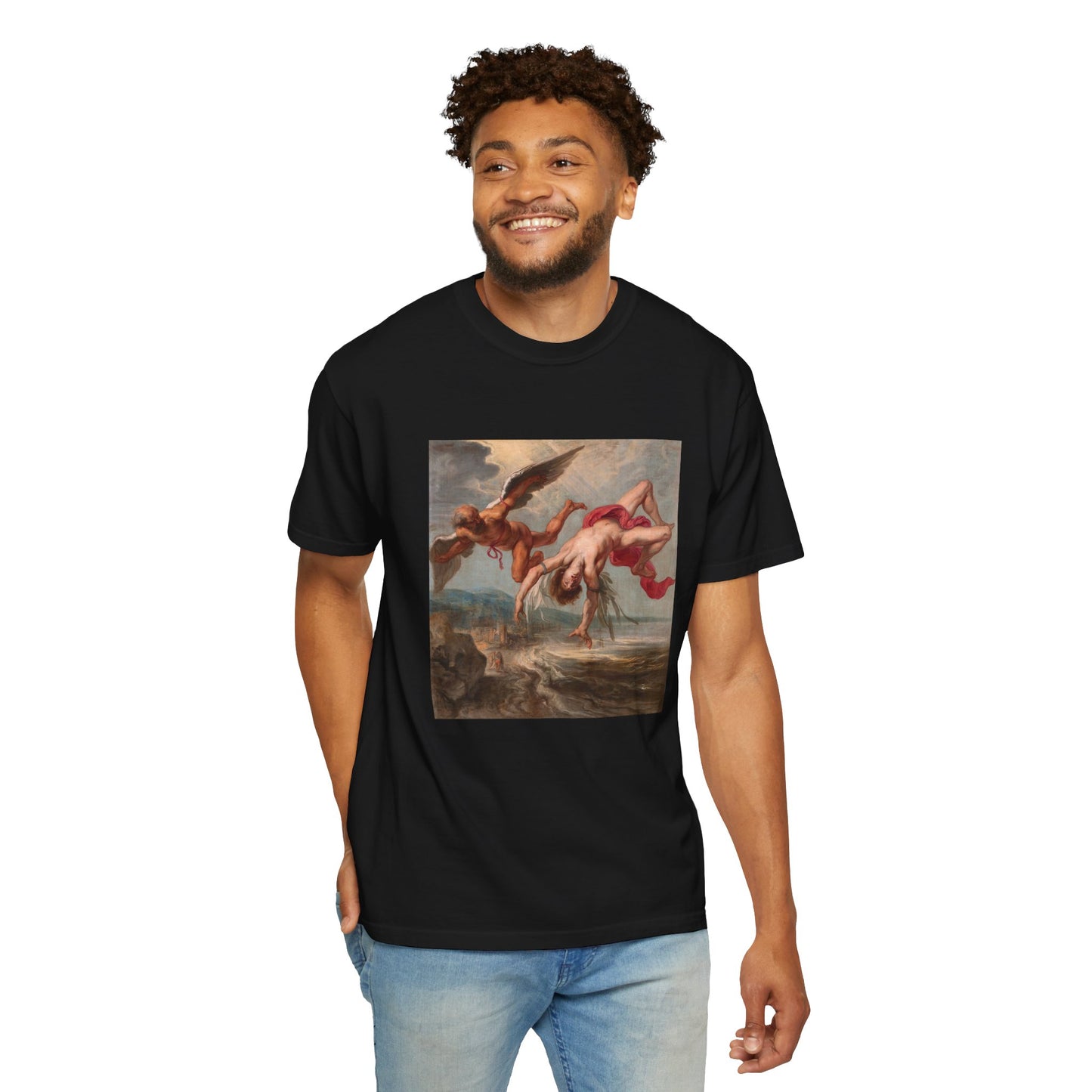 The Fall of Icarus by Jacob Peter Gowy (T-Shirt)