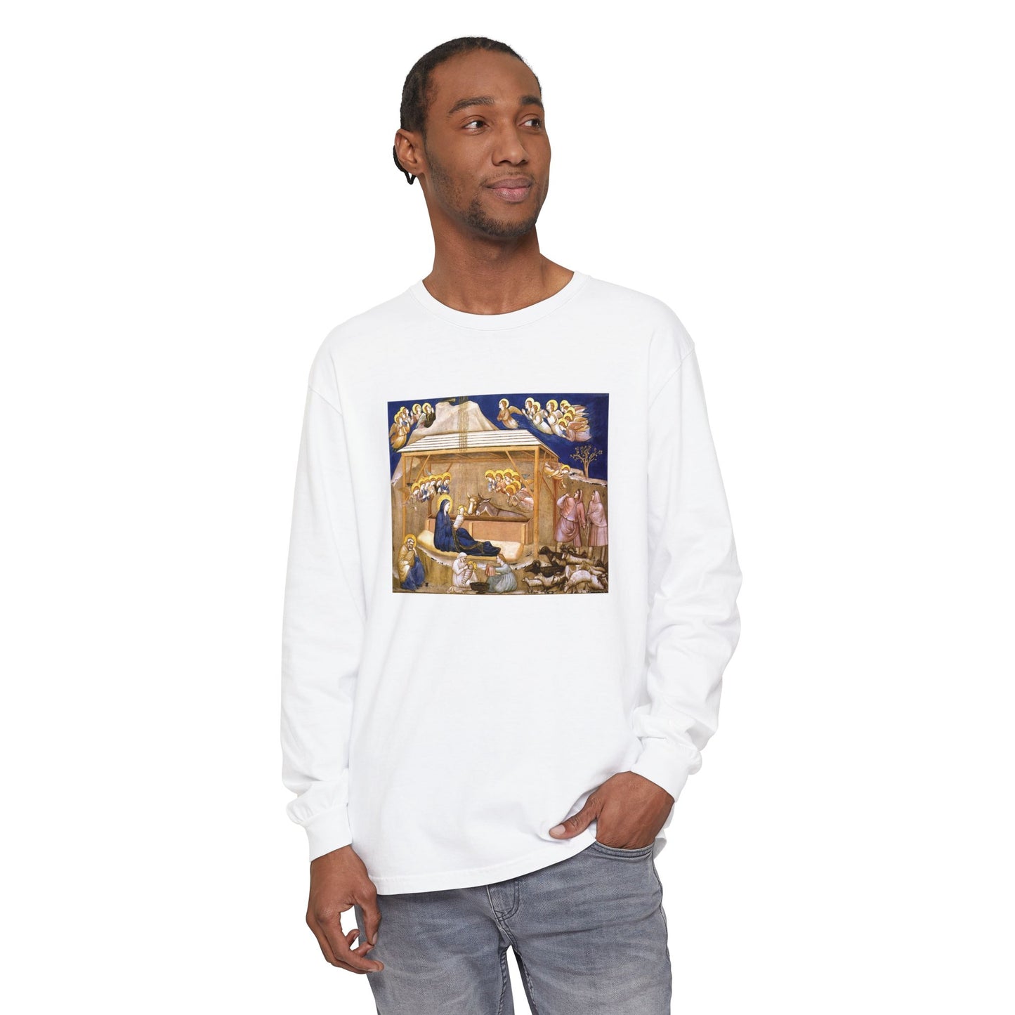 Nativity by Giotto di Bondone (Long Sleeve)