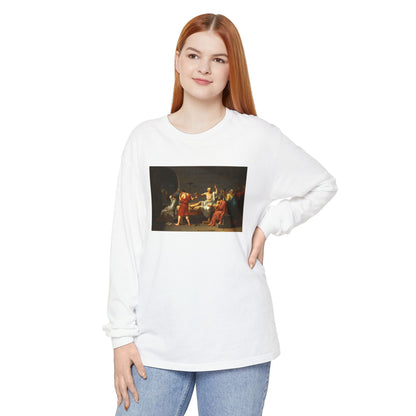 The Death of Socrates by Jacques-Louis David (Long Sleeve)