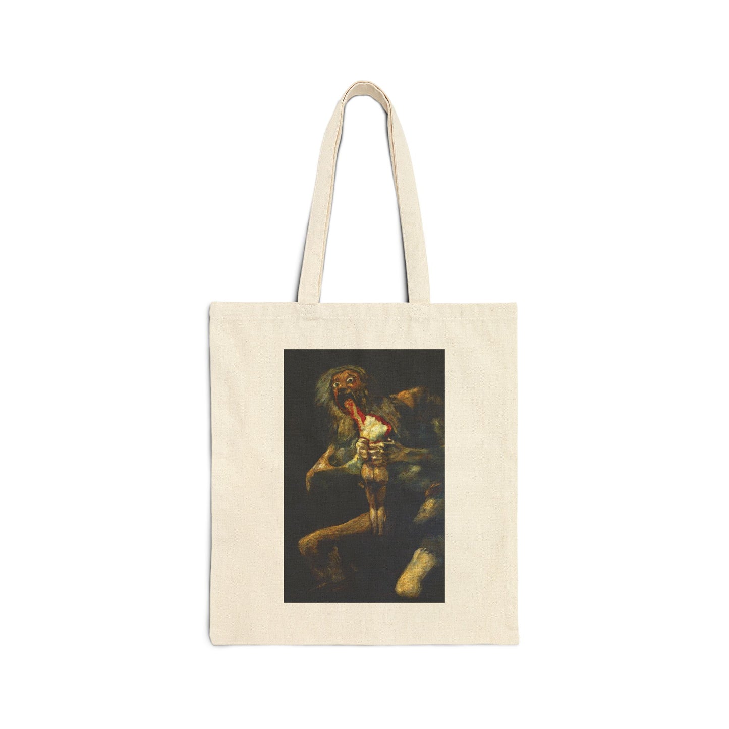 Saturn Devouring His Son by Francisco Goya (Tote)