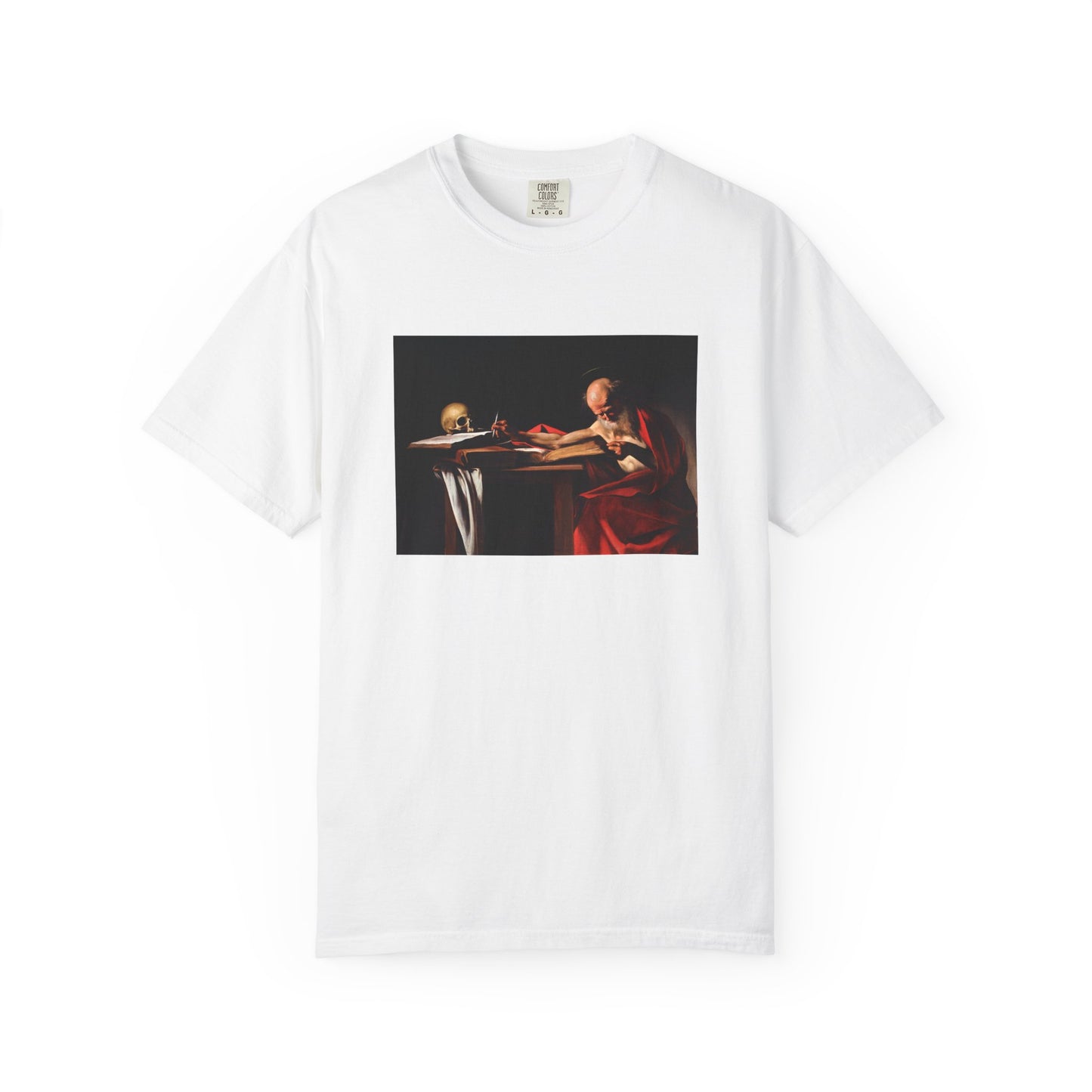 Saint Jerome Writing by Caravaggio (T-Shirt)