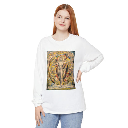 The Sun at His Eastern Gate by William Blake (Long Sleeve)