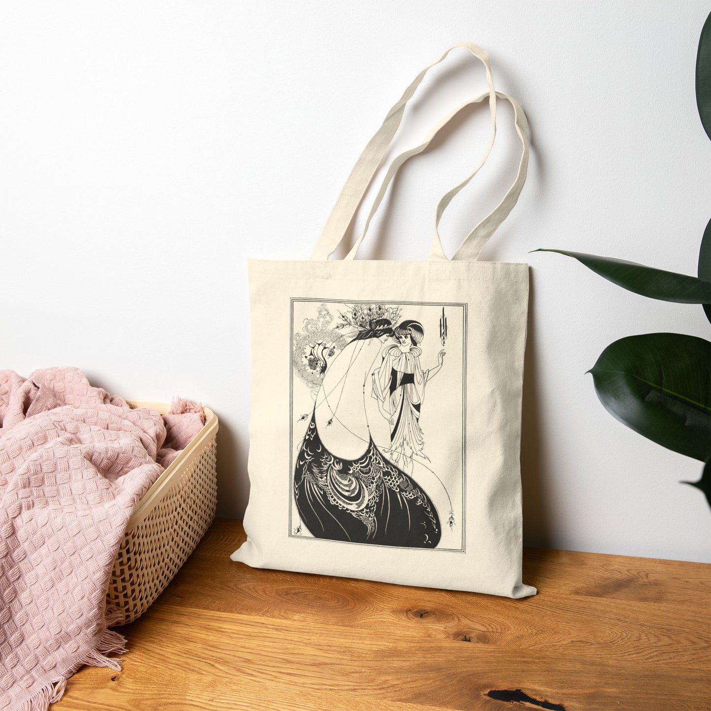 The Peacock Skirt by Aubrey Beardsley (Tote)