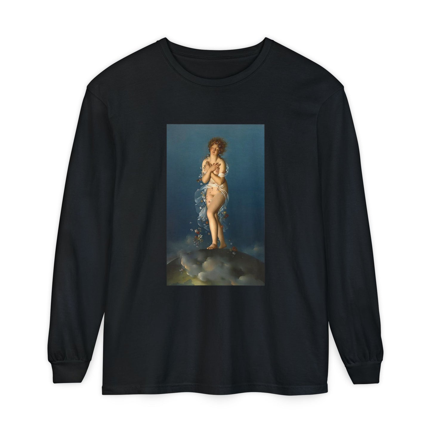 Flora Caressed by Zephyr by François Gérard (Long Sleeve)
