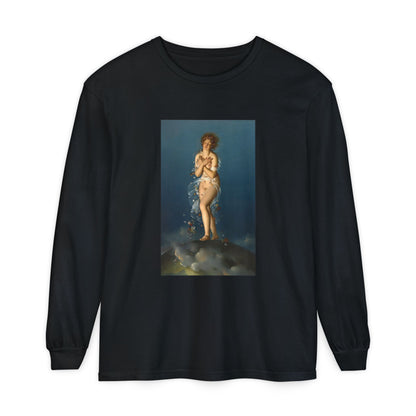 Flora Caressed by Zephyr by François Gérard (Long Sleeve)