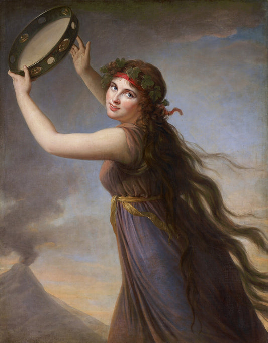 Lady Hamilton as a Bacchante by Madame Le Brun (T-Shirt)