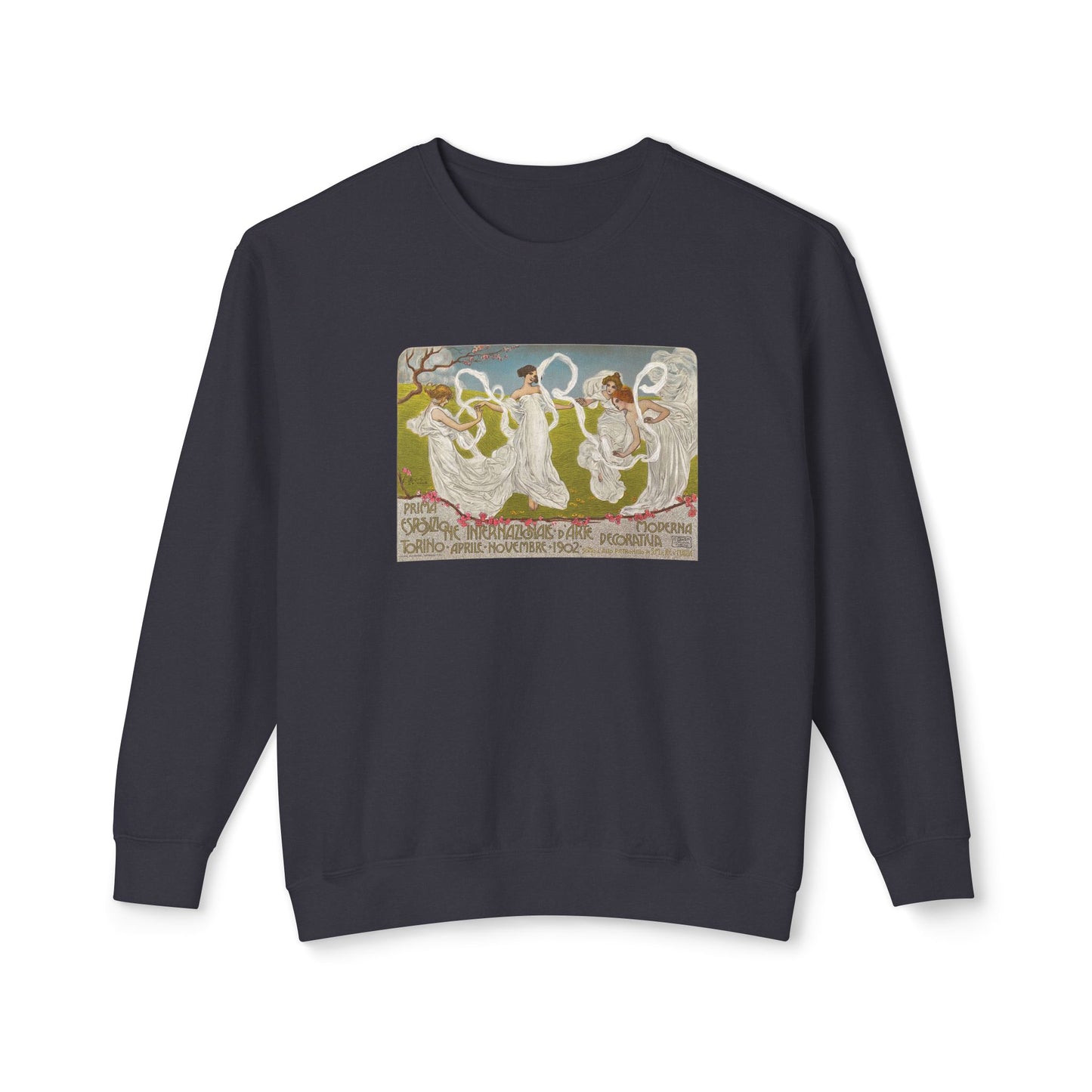 Poster International Exposition of Modern Decorative Arts by Leonardo Bistolfi (Sweatshirt)