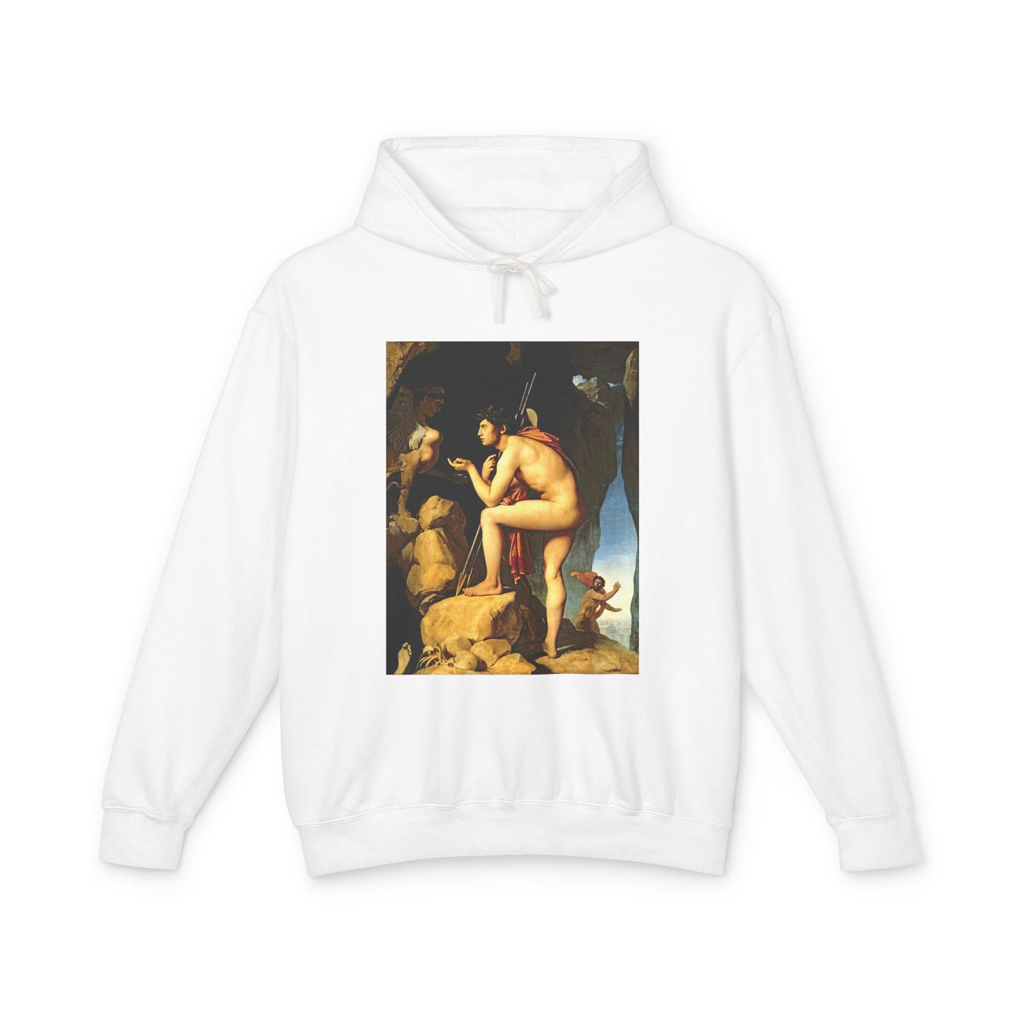 Oedipus and the Sphinx by Dominique Ingres (Hoodie)