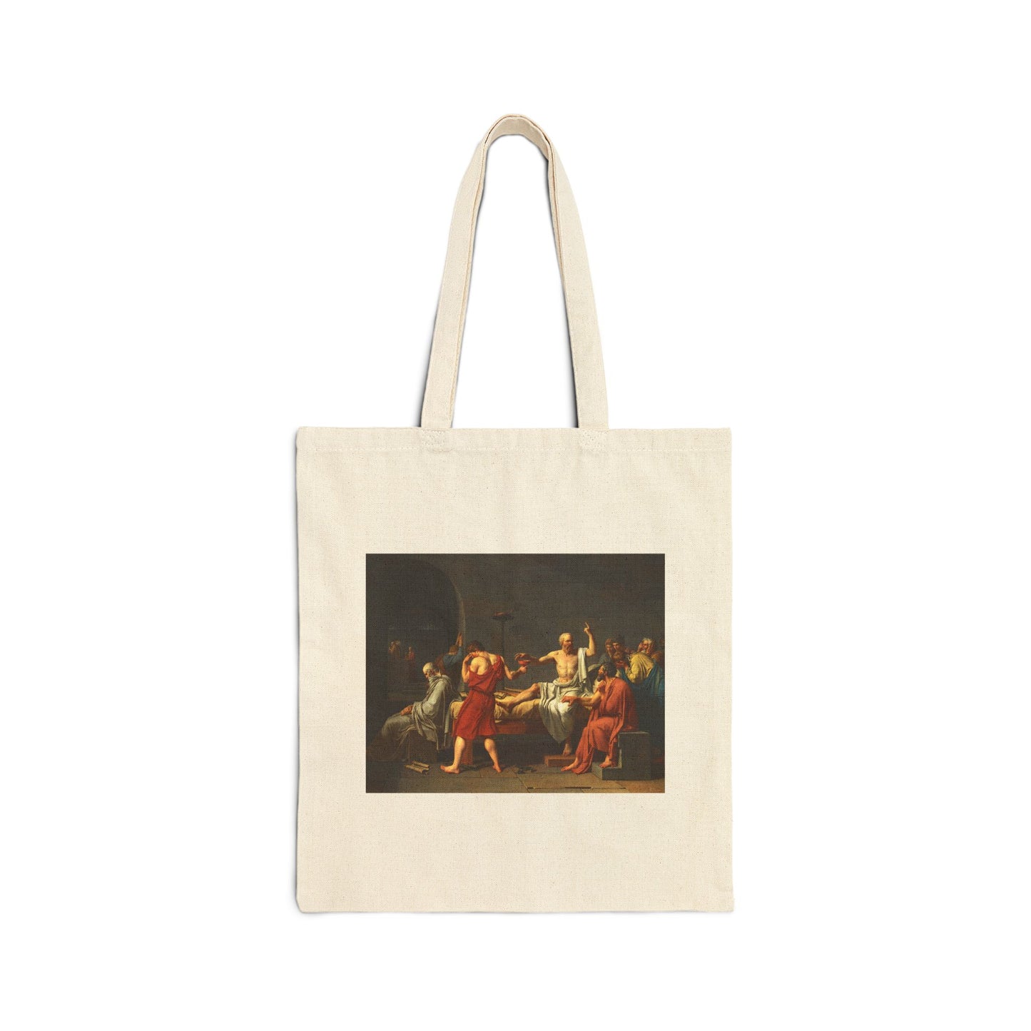 The Death of Socrates by Jacques-Louis David (Tote)