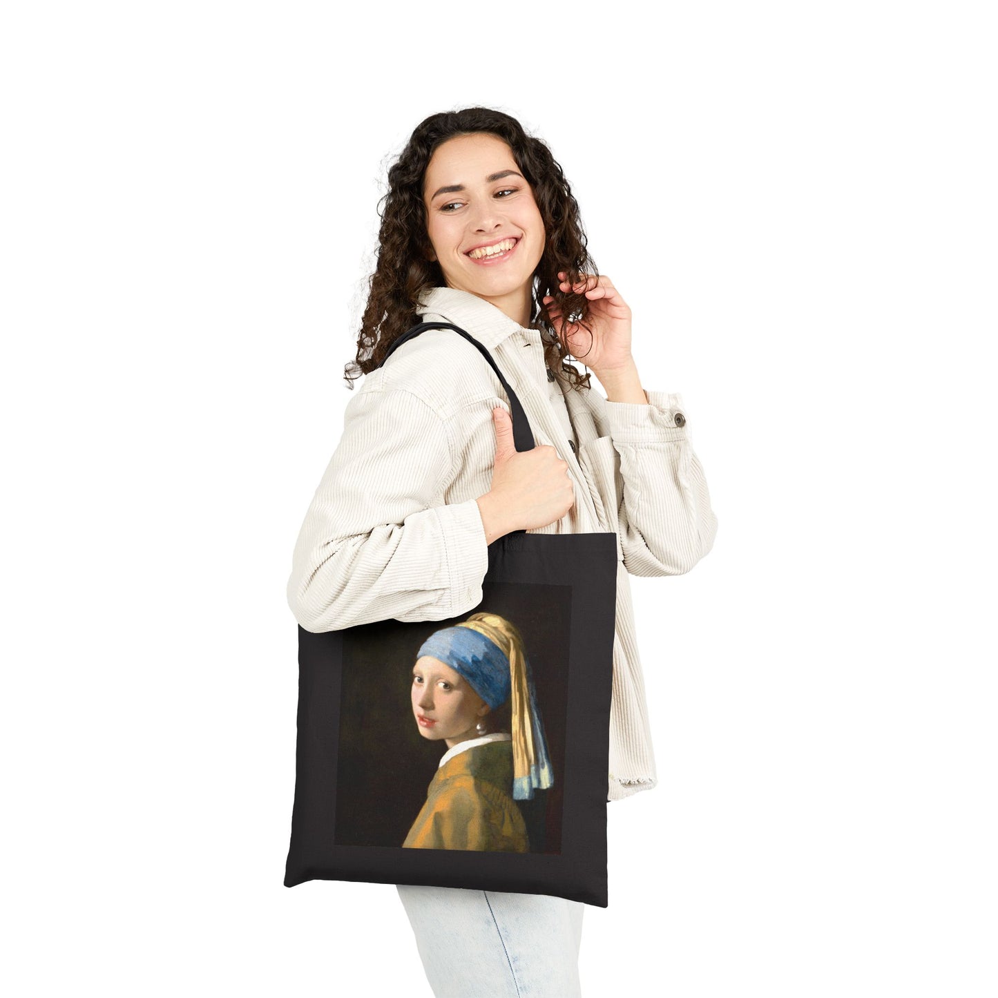 Girl with a Pearl Earring by Johannes Vermeer (Tote)