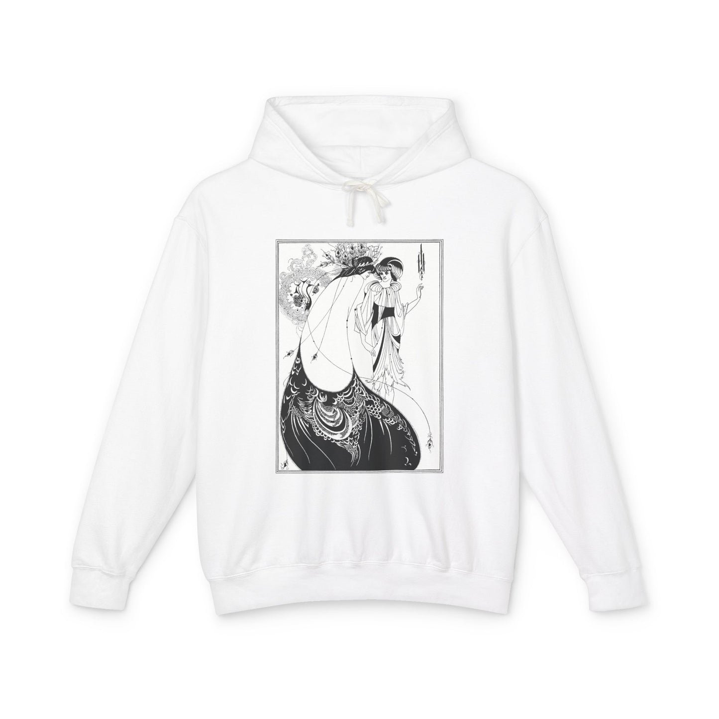 The Peacock Skirt by Aubrey Beardsley (Hoodie)