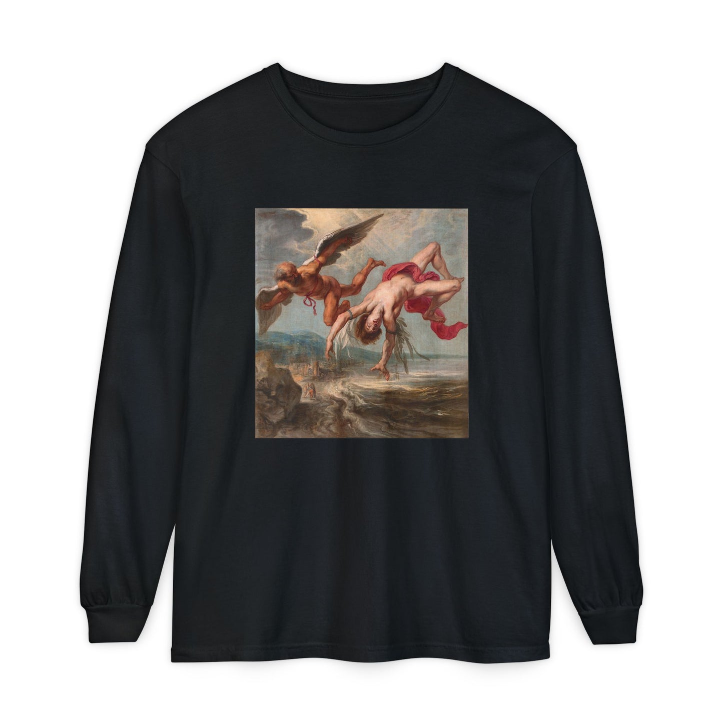 The Fall of Icarus by Jacob Peter Gowy (Long Sleeve)