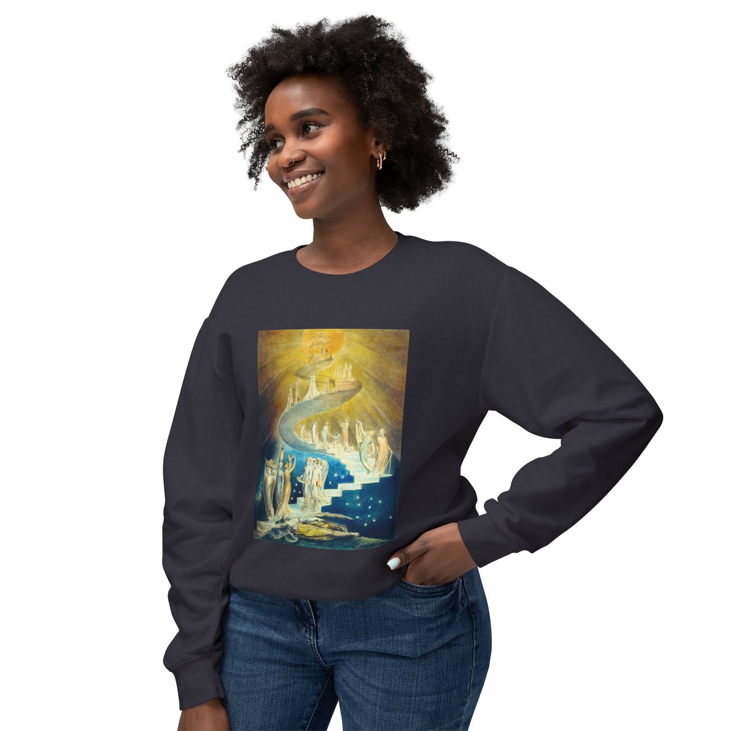 Jacob’s Ladder by William Blake (Sweatshirt)