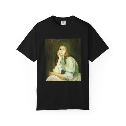 Julie Daydreaming by Berthe Morisot (T-Shirt)