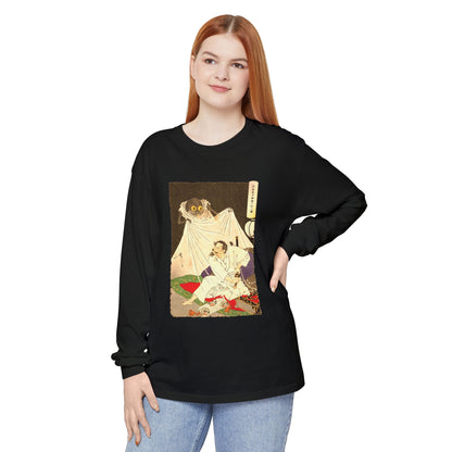 Minamoto no Yorimitsu Fighting the Earth Spider by Tsukioka Yoshitoshi (Long Sleeve)