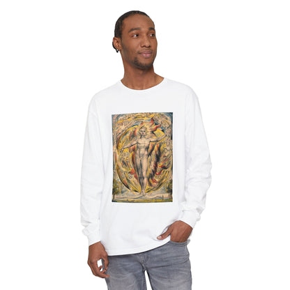 The Sun at His Eastern Gate by William Blake (Long Sleeve)