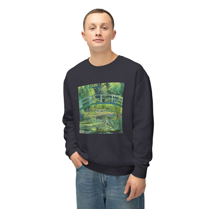 Water Lilies and Japanese Bridge by Claude Monet (Sweatshirt)