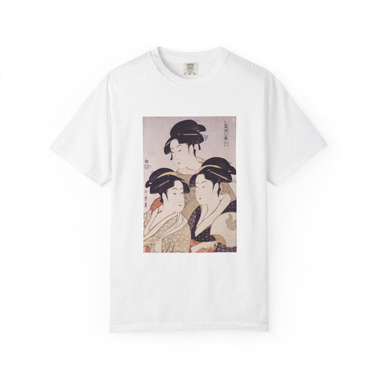 Three Beauties of the Present Day by Kitagawa Utamaro (T-Shirt)
