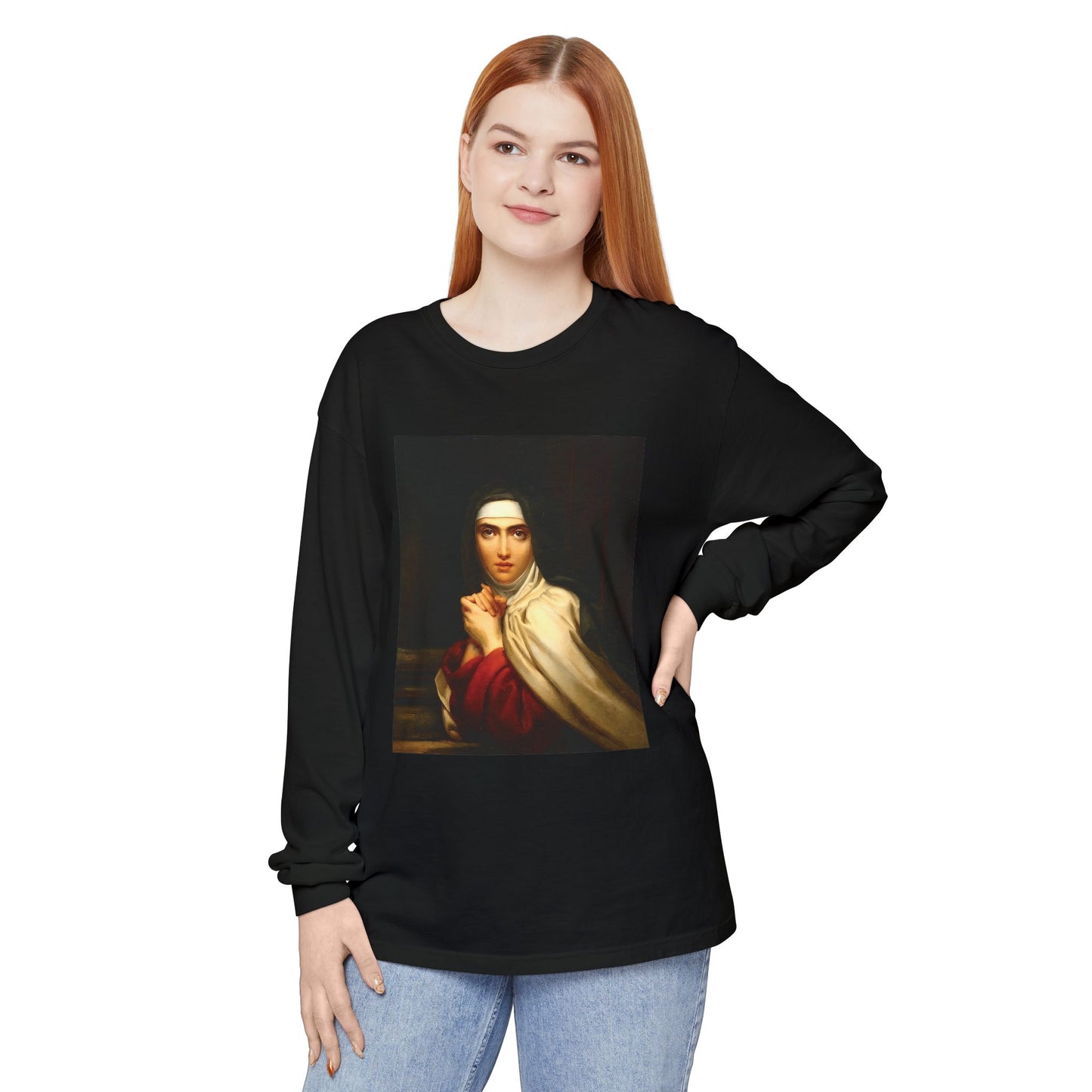 Saint Terese de Ávila by François Gérard (Long Sleeve)