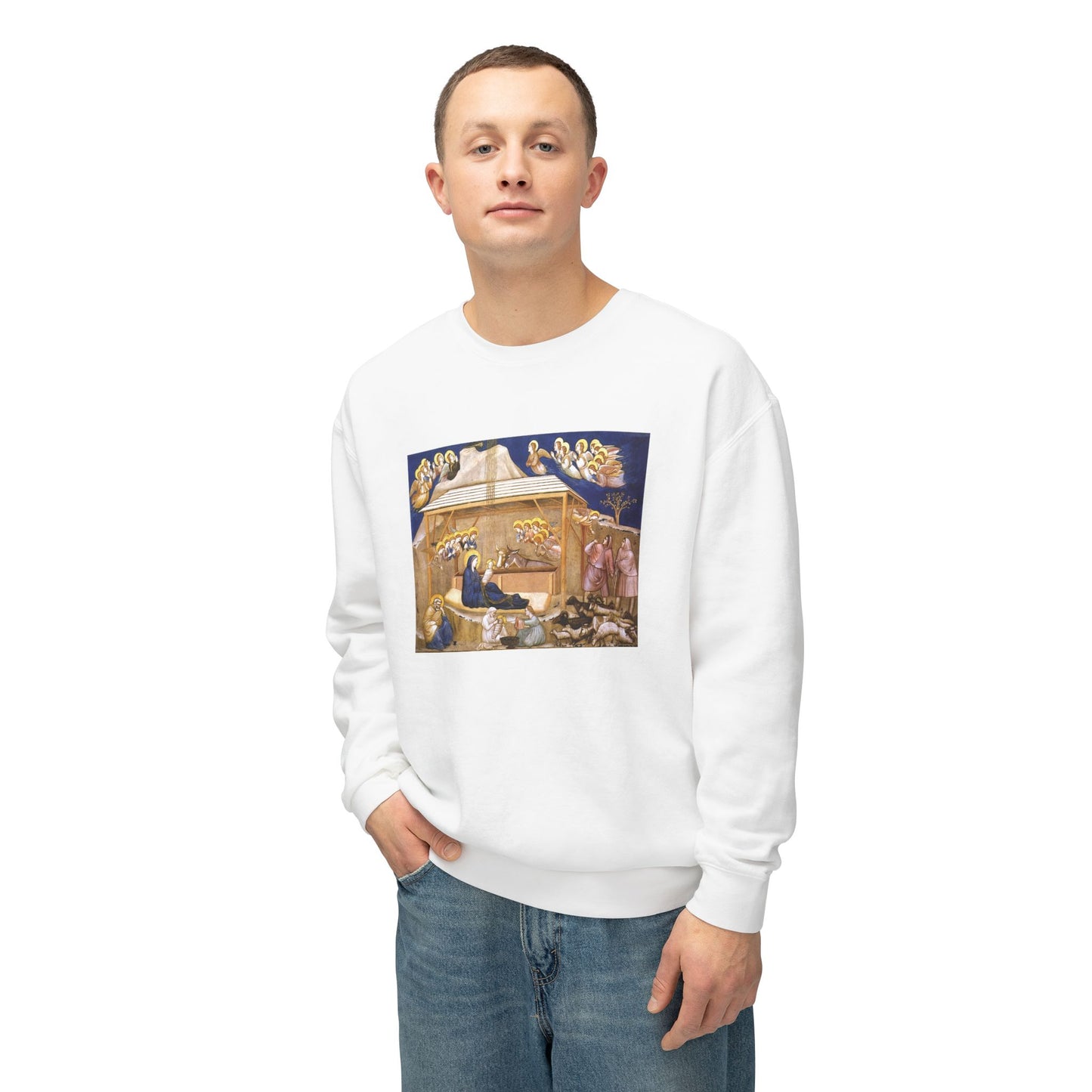 Nativity by Giotto di Bondone (Sweatshirt)